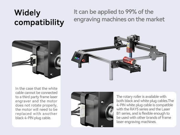 Laser engraver Rotary Roller