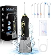 H2ofloss Water Dental Flosser Teeth Pick -Portable Oral Irrigator with 5 Modes, Rechargeable IPX7...