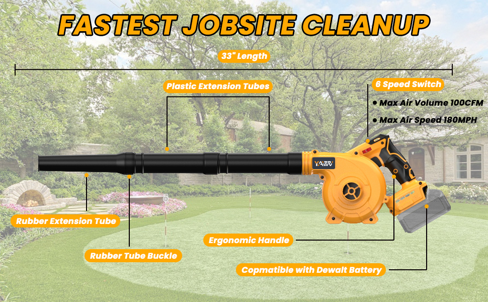 leaf blower for dewalt battery
