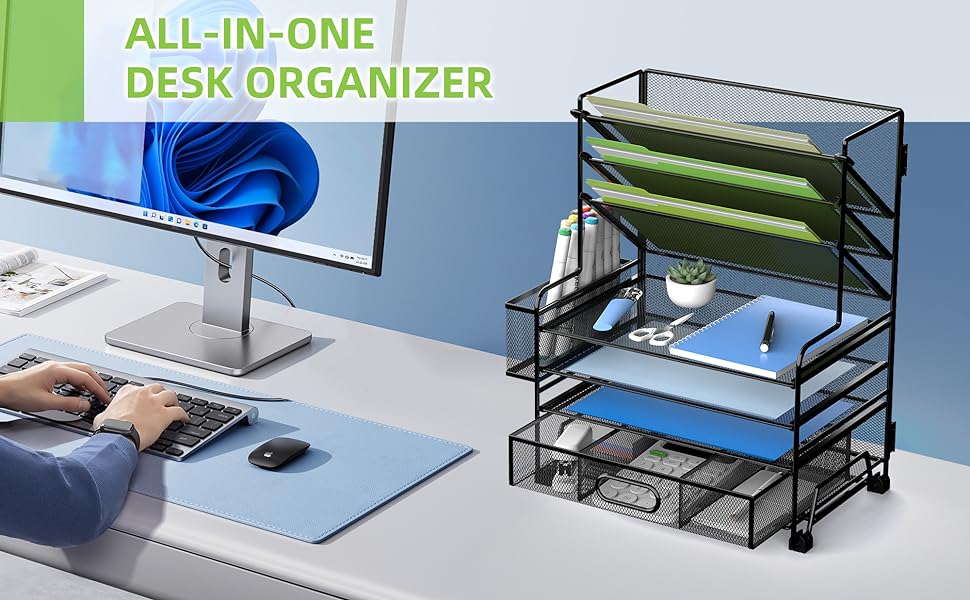 7 tier desk organizer