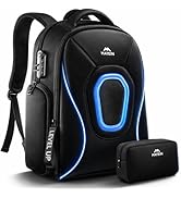 MATEIN 17.3 Inch Gaming Laptop Backpack, Large Gaming Backpack with Tech Pouch, Waterproof Rain C...