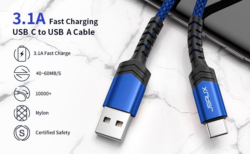 USB to USB C Cable