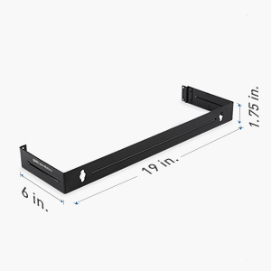 1U Hinged 19” Wall-Mount Panel Bracket