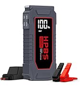 HPBS Car Jump Starter - 5000A Peak Jump Starter Battery Pack with DC for Up to All Gas and 10.0 L...
