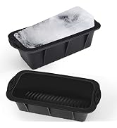 AIERSA Extra Large Ice Block Mold,2Pcs Large Ice Molds for Ice Bath,Silicone Ice Cube Molds for C...