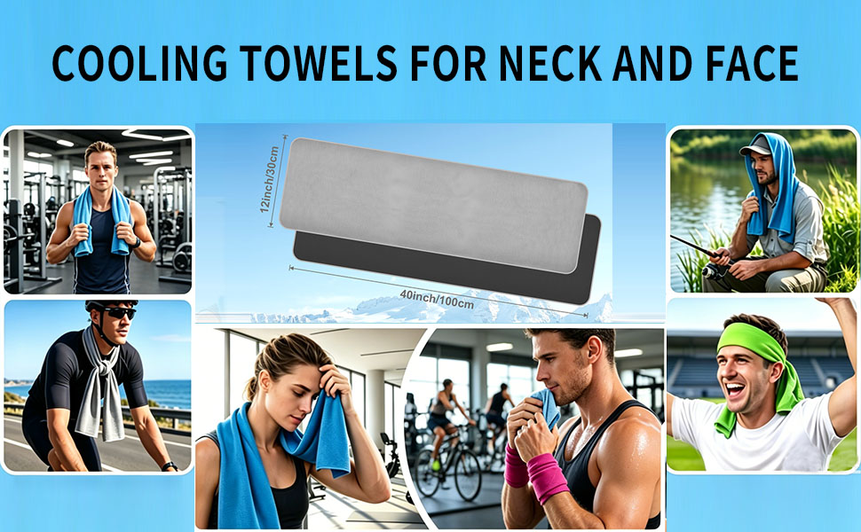 cooling towels for neck and face gym towels for men chilly pad cooling towel