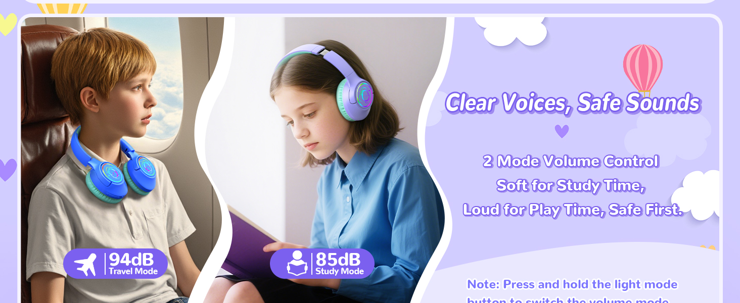 Bluetooth kids headphones 