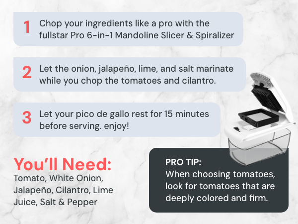 Recipes made easier with Fullstar mandoline slicer