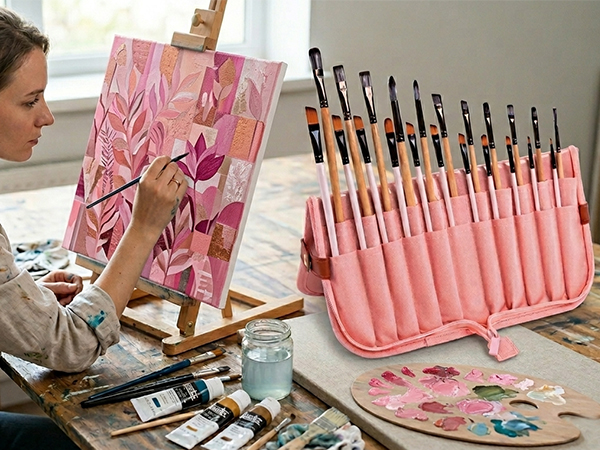  Paint Brush Holder Case 