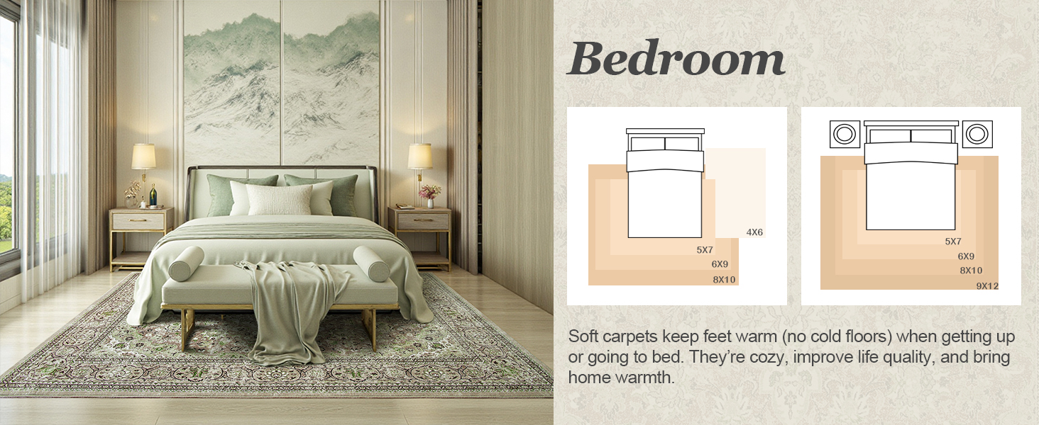 rug for bedroom