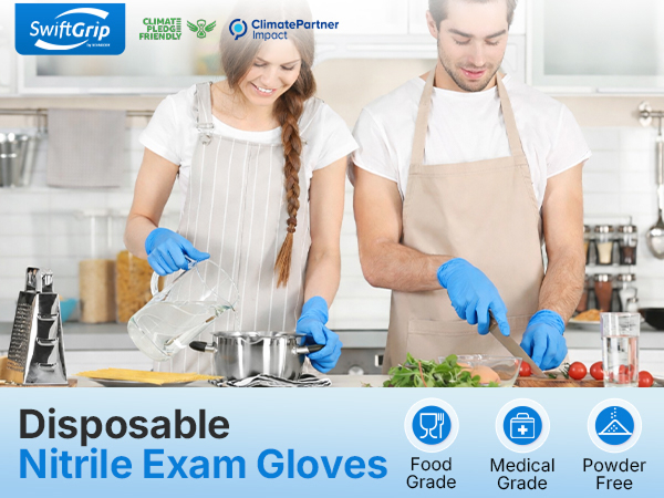 Disposable Nitrile Exam Gloves
