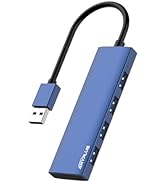 ANYPLUS USB Hub, USB 3.0 Hub Aluminum Alloy Ultra Slim USB Splitter, Portable 4 Port USB Extender...