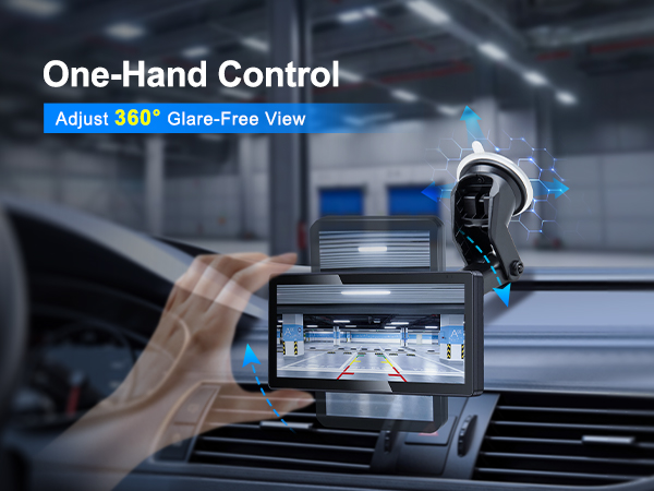 backup camera monitor bracket holder