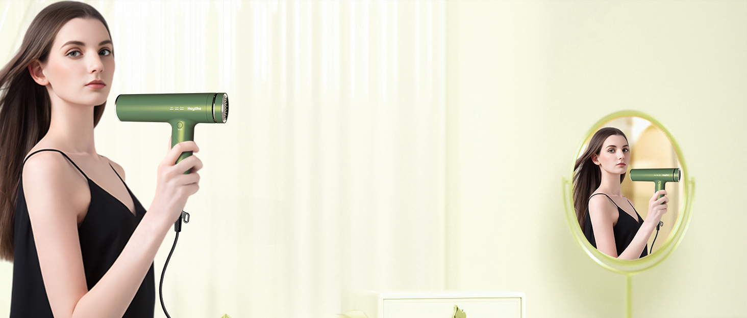 Folding hair dryer