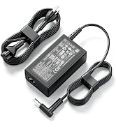 65W 4.5mm Blue Tip Charger Replacement for HP Laptop, Pavilion x360 EliteBook 840 Envy x360 Chrom...