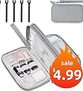 CNPOP Electronics Organizer,Travel Cable Organizer Bag,Water Resistant Double Layers Pouch Carry ...