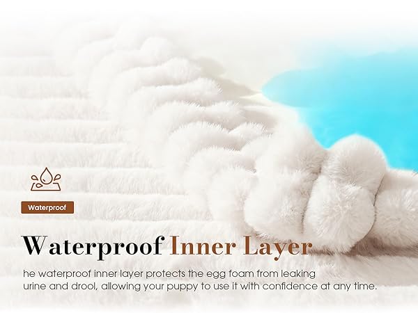 Waterproof dog bed