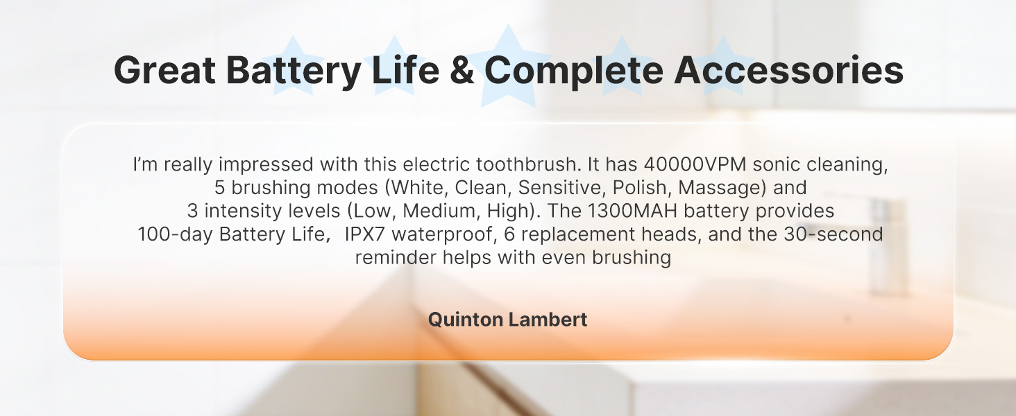 electric toothbrush with timer