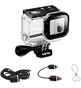 Suptig Replacement Waterproof Case Protective case for gopro hero 7,6,5 