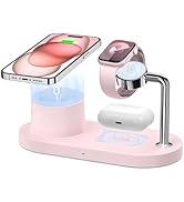 Magnetic Wireless Charger for iPhone: 3 in 1 Charging Station for Multiple Device Apple - 18W Fas...