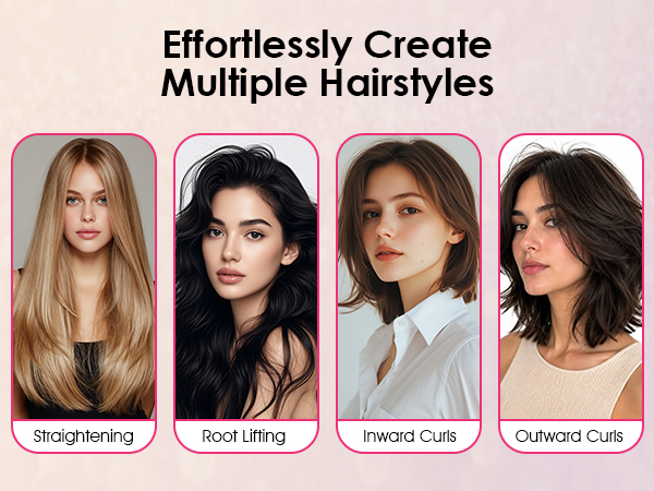 hair straightener brush