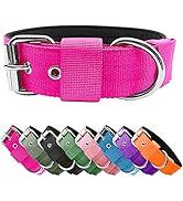 Heavy Duty Tactical Dog Collar - 1.5" Width Military Durable Thick Nylon with Adjustable Metal D ...