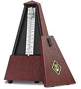 Donner Mechanical Metronome DPM-1 For Musician Guitar Piano Drum Violin Track Beat And Tempo Red