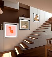 ELSKER&amp;HOME 20x20 Frame Black 3 Pack, 20x20 Picture Frame without Mat or 16x16 Frame Set of 3, In...
