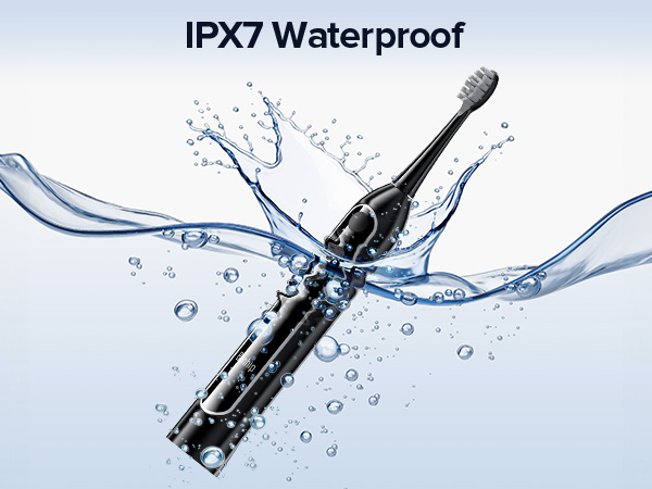 electric toothbrush with water flosser
