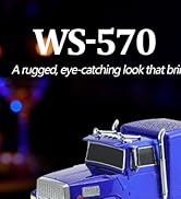 WS-570 Retro American Truck Model Bluetooth Replica Speaker – Portable HD Sound, TWS Stereo,FM Ra...