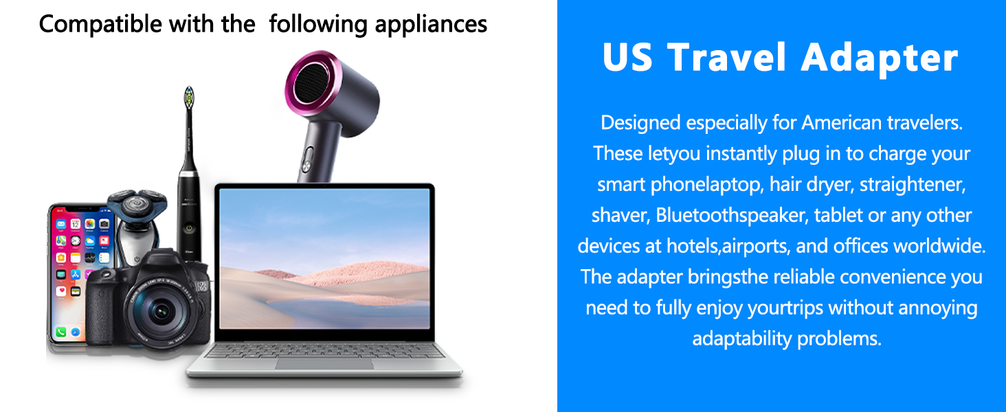 European to US Plug Adapter