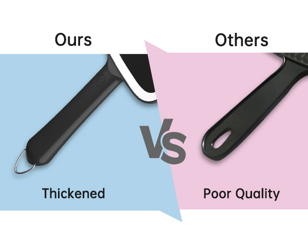 sturdy hand mirror