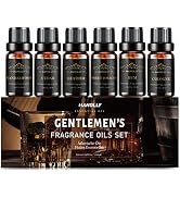 Essential Oils Set, Men Scents Fragrance Oil Aromatherapy Essential Oils Kit for Diffuser (6x10ML...