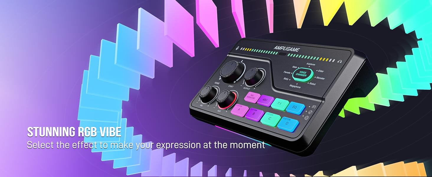 SC8 colorful RGB lighting