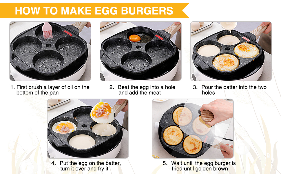 how to make egg burgers