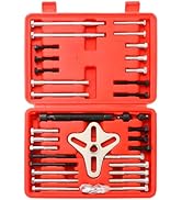 NYXOVA 46pcs Harmonic Balancer Puller Set, Steering Wheel Flywheel Crankshaft Pulley Puller kit w...