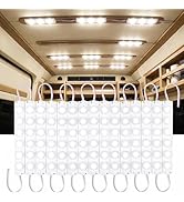 Linkstyle 12V Van Interior Lights, Super Bright 90 LEDs 3030 200LM Ceiling Dome Lamp Lights for C...