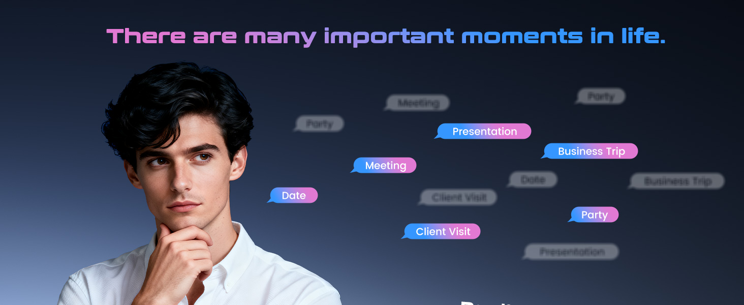 Portable nose and ear trimmer with LED display for daily grooming