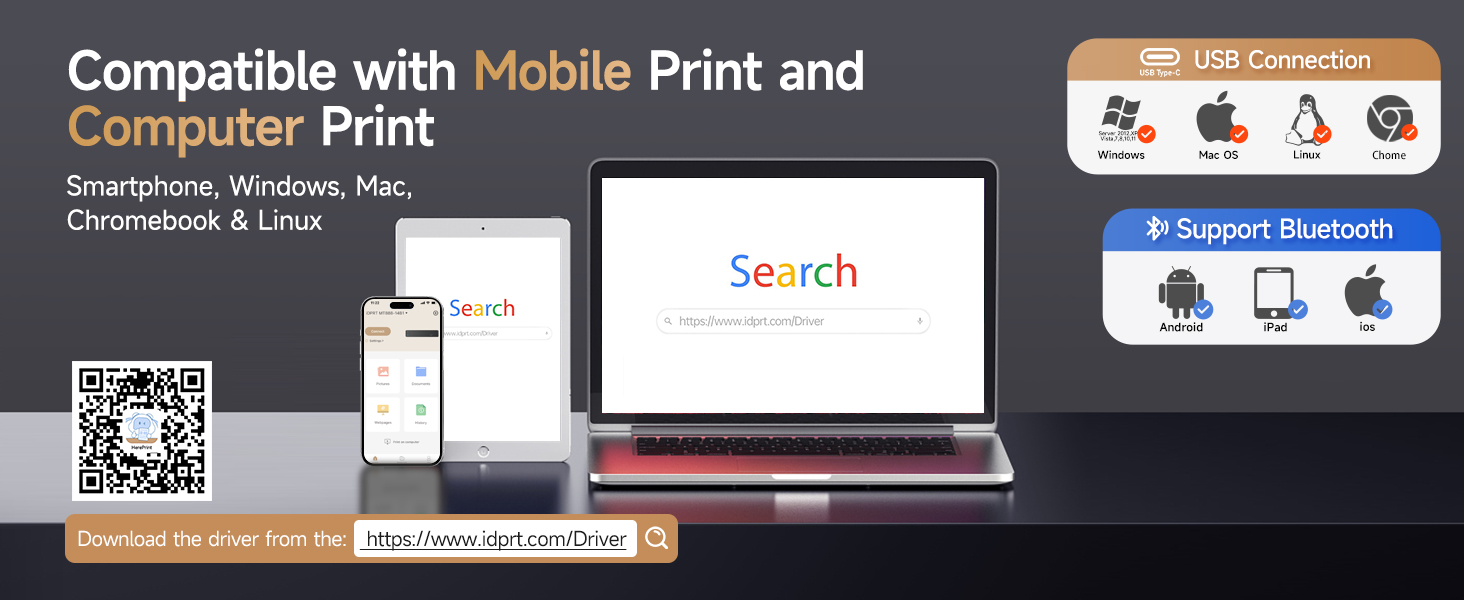 Portable Printer Wireless for Travel