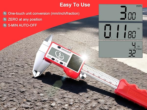 Digital Calipers-Easy to Use