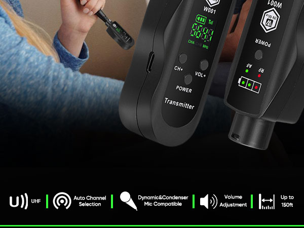xlr wireless transmitter and receiver