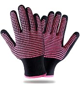 Teenitor 2 Pcs Heat Resistant Gloves With Silicone Bumps, Professional Heat Proof Glove Mitts For...