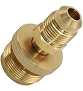 METER STAR 1lb Propane Tank Cansiter Regulator Adapter Connection Convert to 3/8