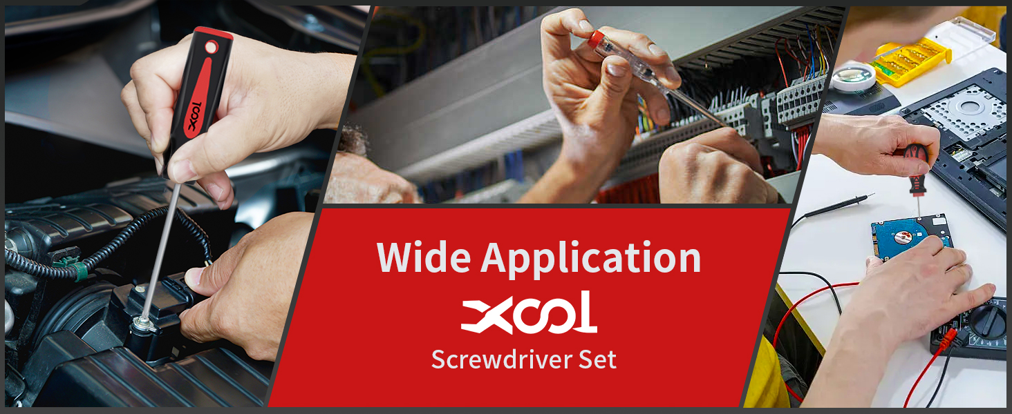 XOOL 18 PCS Magnetic Screwdriver Set with Case