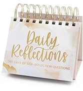 bloom daily planners Undated Perpetual Desk Easel Motivational Inspirational Standing Flip Calend...