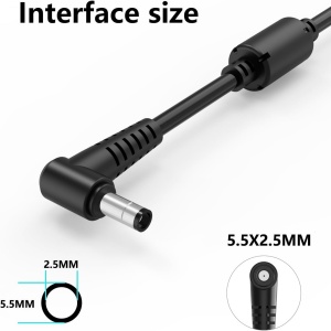 Connector Size: 5.5mm x 2.5mm or 4.5mm x 3.0mm