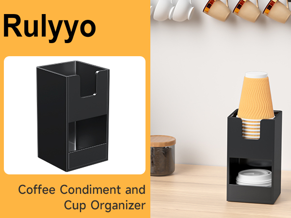 coffee bar organizer for countertop