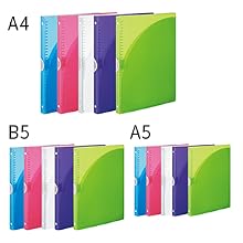 Kokuyo Campus Slide Binder, Adapt Slim, Double Pockets, A4