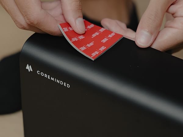 under desk hanging shelf home office gadgets docking station mount pc cable management kit 