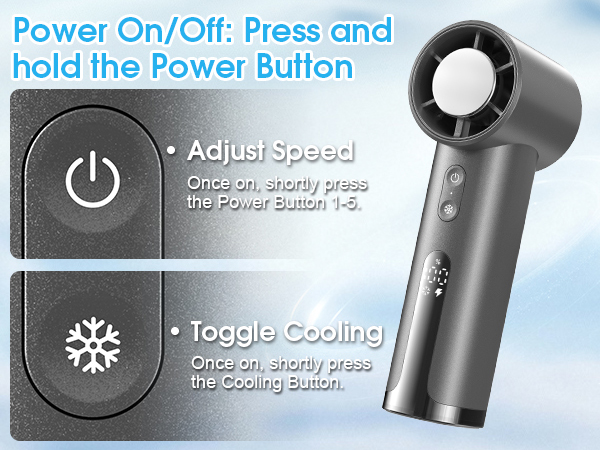 portable handheld fan